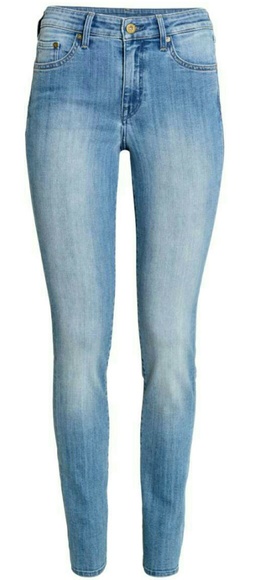 NWT H&M Skinny Regular Jeans - Light Denim - Picture 4 of 8
